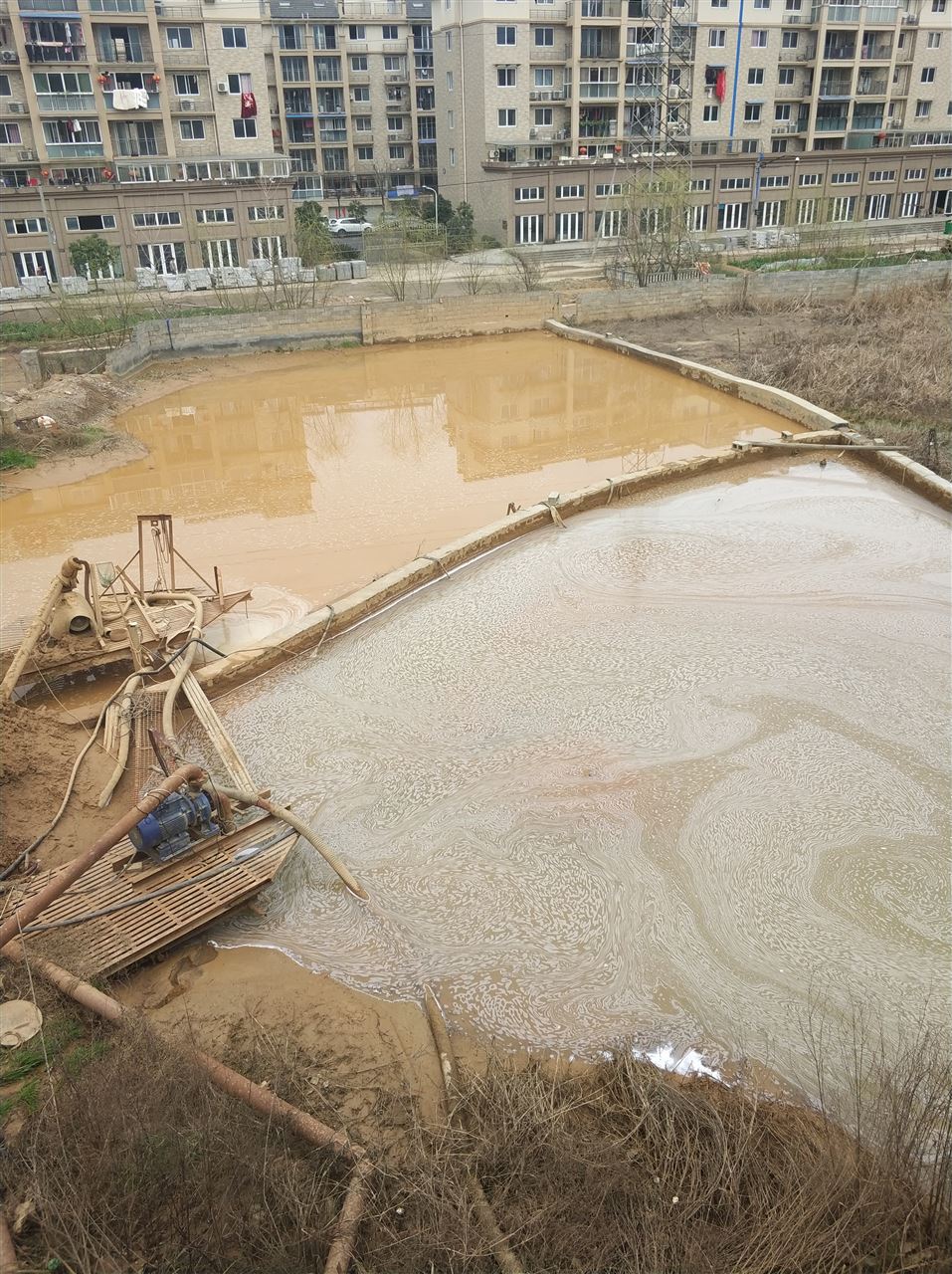 绥芬河沉淀池淤泥清理-厂区废水池淤泥清淤
